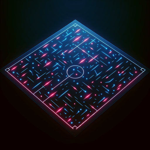 black background with neon lines everywhere.
Single Game Texture. In-Game asset. 2d. Blank background. High contrast. No shadows.