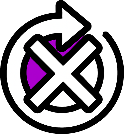 Agrégale una X superpuesta en el símbolo de reiniciar