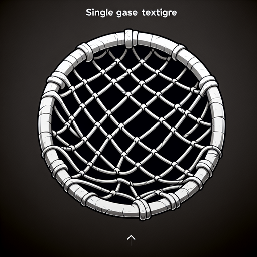 catching net.
Single Game Texture. In-Game asset. 2d. Blank background. High contrast. No shadows.