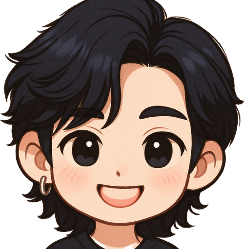 make him in cartoon chibi style, retains his characteristic features such as enchanted appearence and thin face, please