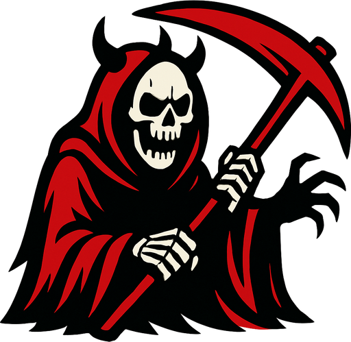 mass murder evil deadly tiny horns death itself kills everything it sees.
In-Game asset.  2d.  High contrast.  No shadows