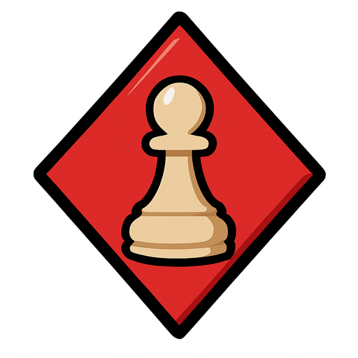 Just the diamond from this picture with the icon of a gambit in the center of it.