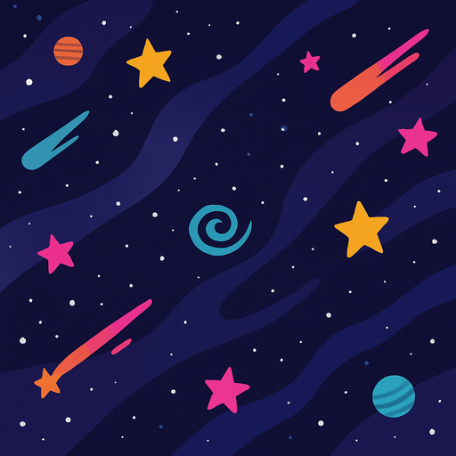 gezegensiz bir uzay temalı bir görsel background.
In-Game asset.  2d.  High contrast.  No shadows