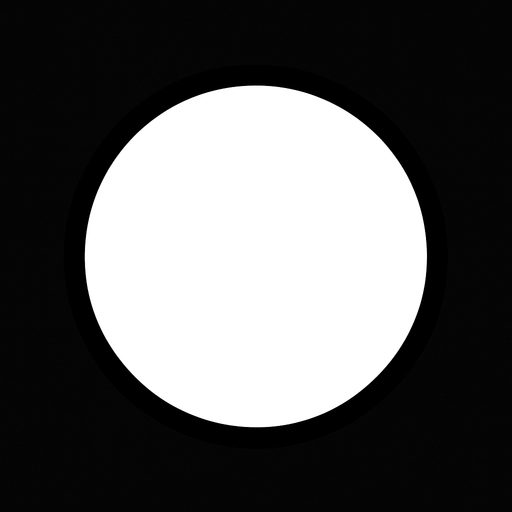 white ball.
In-Game asset.  2d.  High contrast.  No shadows