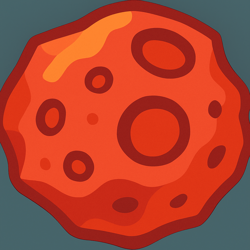 Красно оранжевый