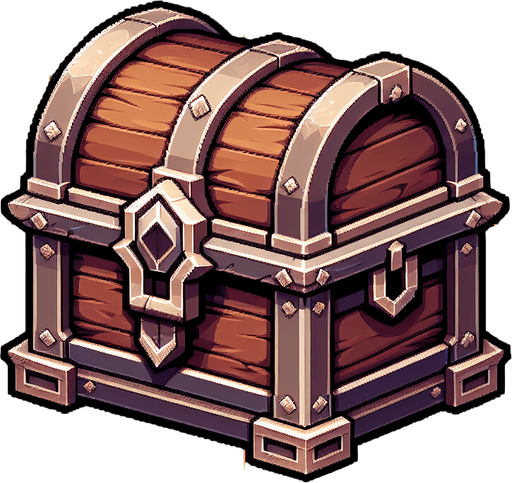 Chest like.
Single Game Texture. In-Game asset. 2d. Blank background. High contrast. No shadows.