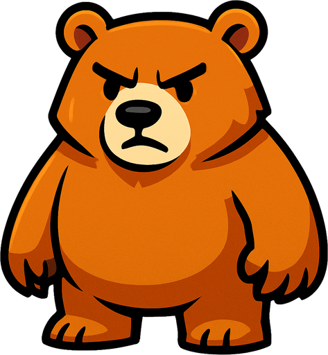 Create a oso.
In-Game asset.  High contrast.  No shadows