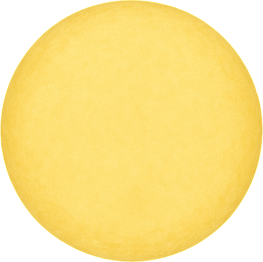 Un círculo amarillo claro realista.
In-Game asset.  2d.  High contrast.  No shadows. Realista