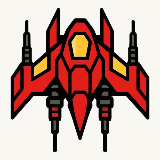 enemy ship.
In-Game asset.  2d.  High contrast.  No shadows
