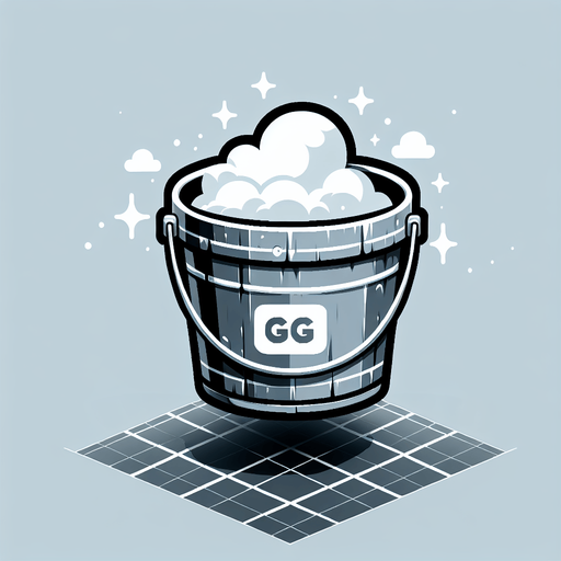 Bucket.
Single Game Texture.  In-Game asset.  Blank background.  High contrast.  No shadows