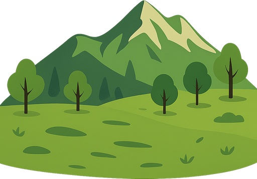 doğa. No background. Transparent background. Blank background. No shadows. 2d. In-Game asset. flat