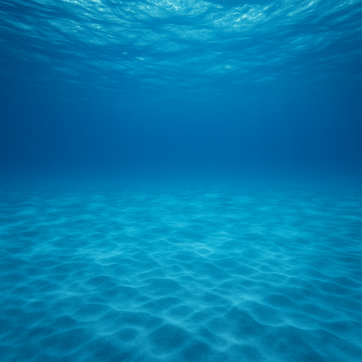 quite blue under water of sea