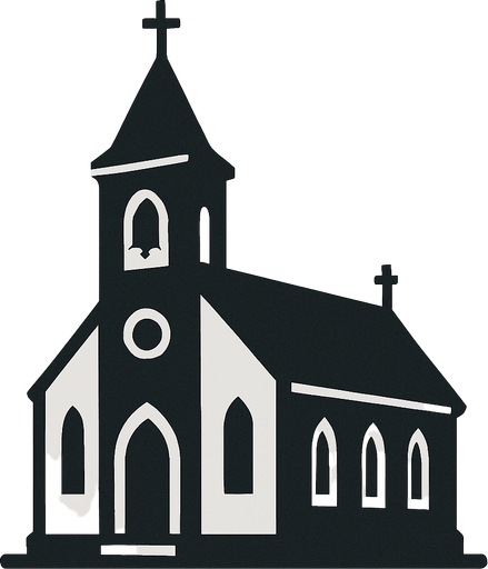 church gris.
In-Game asset.  2d.  High contrast.  No shadows
