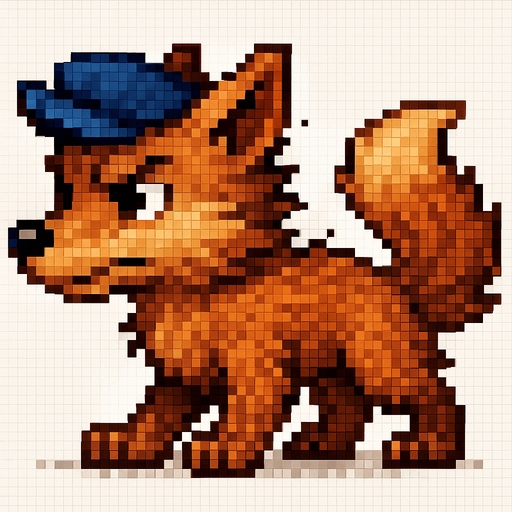 Quítale la camisa, aslo más grande y peludo, que este en cuatro patas , pixelart