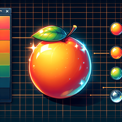 fruit shiny anime, no face

Single Game Texture. In-Game asset. 2d. Blank background. High contrast. No shadows.