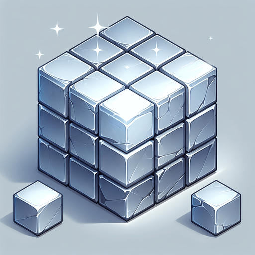 silver blocks.
Single Game Texture.  In-Game asset.  2d.  Blank background.  High contrast.  No shadows