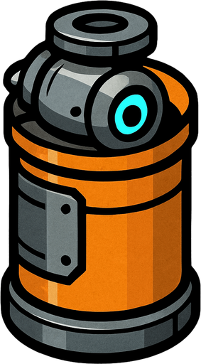 robot ammo.
In-Game asset.  2d.  High contrast.  No shadows
