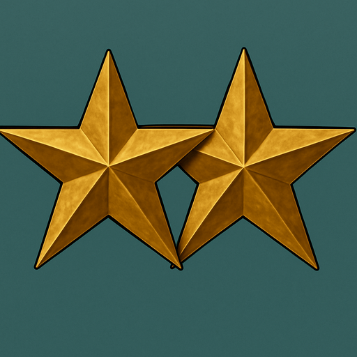 Same stars but make it two.