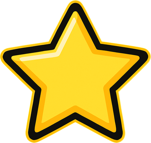 star.
In-Game asset.  2d.  High contrast.  No shadows