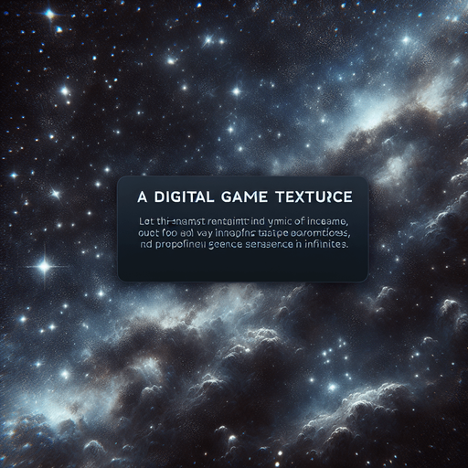 A space full of stars.
Single Game Texture. In-Game asset. 2d. Blank background. High contrast. No shadows.