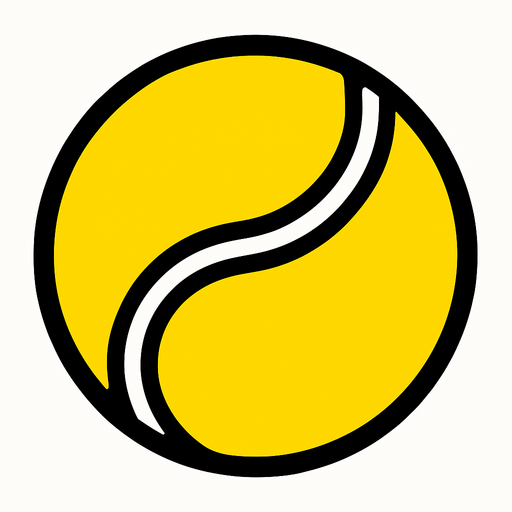 tennis ball.
In-Game asset.  2d.  High contrast.  No shadows