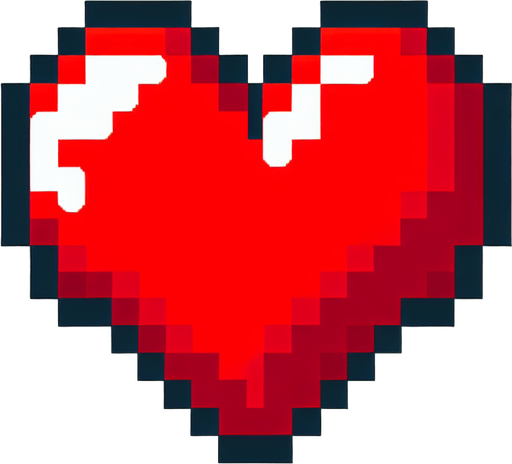 red heart mario.
Single Game Texture.  In-Game asset.  2d.  Blank background.  High contrast.  No shadows