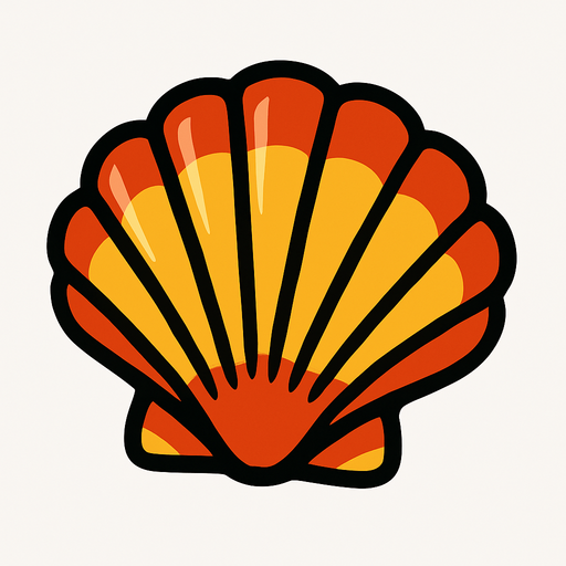 shell.
In-Game asset.  2d.  High contrast.  No shadows