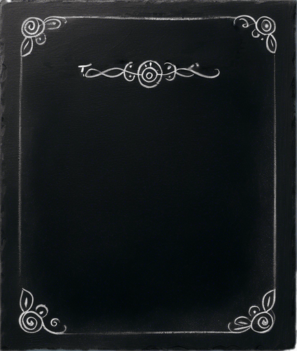 Text "POTION" handwritten in chalk