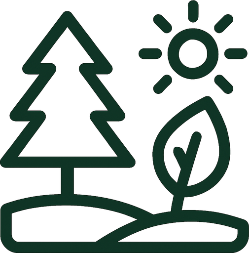 Minimalist nature icon.
In-Game asset.  2d.  High contrast.  No shadows