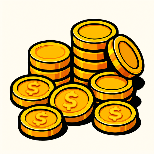 Gold..
In-Game asset.  2d.  High contrast.  No shadows