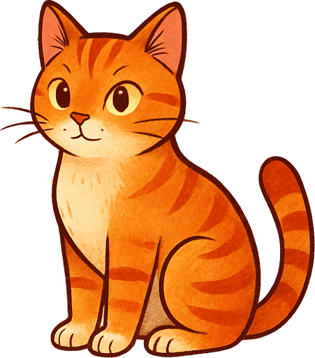 Cat. Full body..
2d