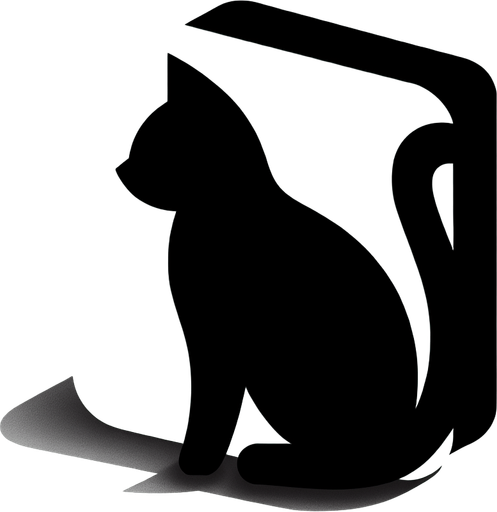 2d siyah bir kedi olmalı.
Single Game Texture.  In-Game asset.  2d.  Blank background.  High contrast.  No shadows