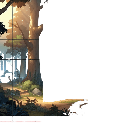 un background de un bosque

width: 2048, height: 1756.
Single Game Texture.  In-Game asset.  2d.  Blank background.  High contrast.  No shadows