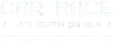 An black background with text "car race with reverse controls" in white colour in the top left corner very simple and small text.
Single Game Texture. In-Game asset. 2d. Blank background. High contrast. No shadows.