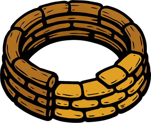 dairesel mevzi..
In-Game asset.  2d.  High contrast.  No shadows