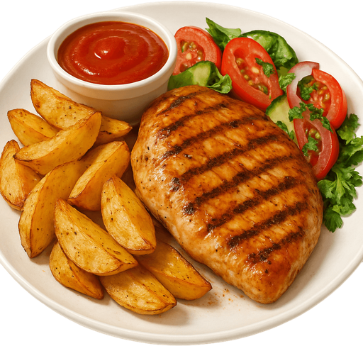 Yemek - Gerçekçi - Yazısız.
In-Game asset.  2d.  High contrast.  No shadows