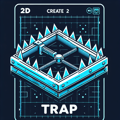 A trap.
Single Game Texture. In-Game asset. 2d. Blank background. High contrast. No shadows.