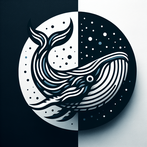 whale.
Single Game Texture.  In-Game asset.  2d.  Blank background.  High contrast.  No shadows