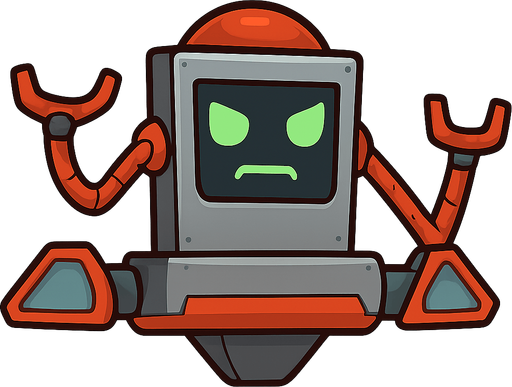 a boss robot space ship
. No background. Transparent background. Blank background. No shadows. 2d. In-Game asset. flat