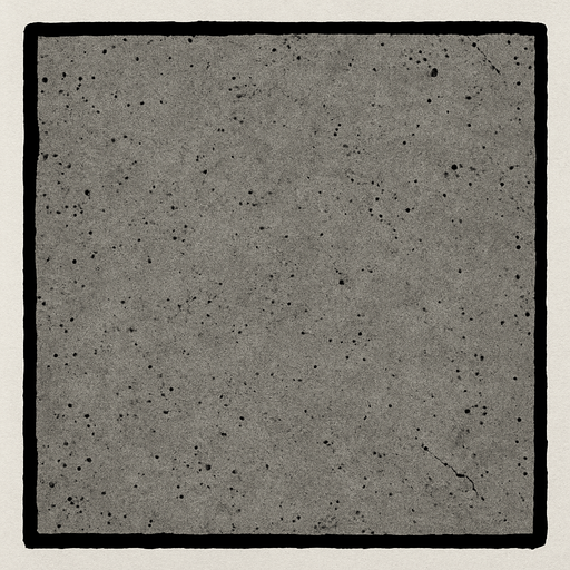 düz gri beton
In-Game asset.  2d.  High contrast.  No shadows