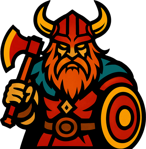 Wiking boss.
In-Game asset.  2d.  High contrast.  No shadows