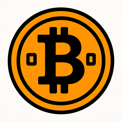 Bitcoin.
In-Game asset.  2d.  High contrast.  No shadows