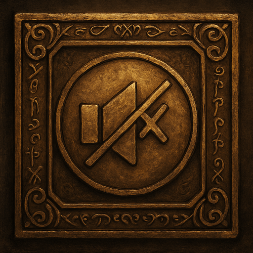 Make a mute button in lotr style