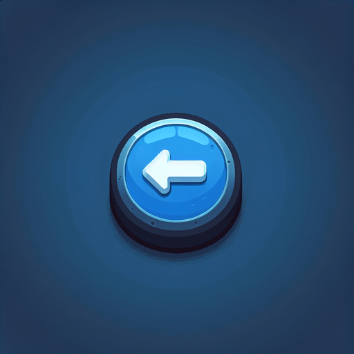 Right button.
Single Game Texture. In-Game asset. 2d. Blank background. High contrast. No shadows.
