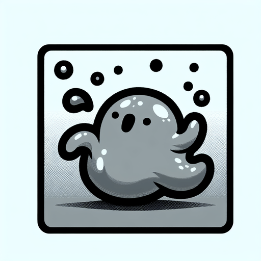 Un slime de agua RPG con estilo suave y simple.
Single Game Texture.  In-Game asset.  2d.  Blank background.  High contrast.  No shadows