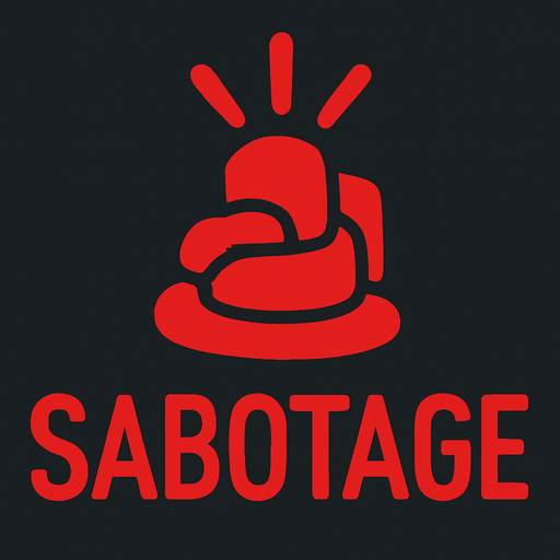 among us sabotageIndicator.
In-Game asset.  2d.  High contrast.  No shadows