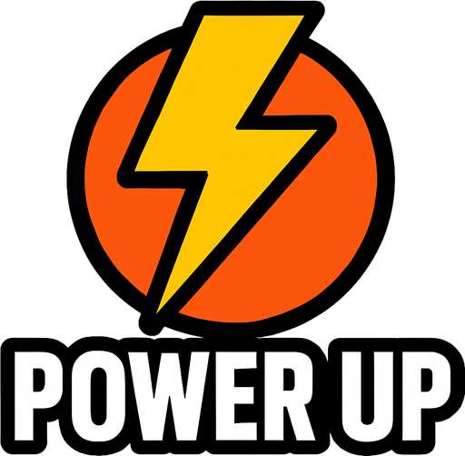 power up.
In-Game asset.  2d.  High contrast.  No shadows