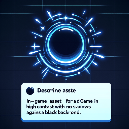Neon blue Lasers beam circles.
Single Game Texture. In-Game asset. 2d. Blank background. High contrast. No shadows.