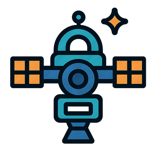 spaceStation.
In-Game asset.  2d.  High contrast.  No shadows