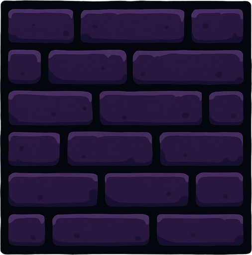 dark purple wall.
In-Game asset.  2d.  High contrast.  No shadows